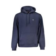 Blauwe Katoenen Hoodie met Applicatiedetail Tommy Hilfiger , Blue , He...