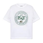 Gedrukte top Lacoste , White , Heren