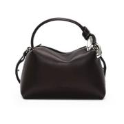 Zwarte leren schoudertas voor vrouwen JW Anderson , Black , Dames