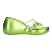 Met hak Groen Casadei , Green , Dames