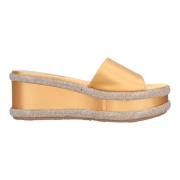 Sandalen Geel Casadei , Yellow , Dames