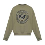 Sweatshirt met logo Lacoste , Green , Heren