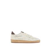 Leren Ball Star Sneakers Golden Goose , White , Heren