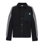 Sweatshirt met geborduurd logo Adidas Originals , Black , Heren