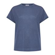 Blauwe Sweaters voor Mannen Brunello Cucinelli , Blue , Dames