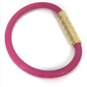 Pre-owned Leather bracelets Louis Vuitton Vintage , Pink , Dames