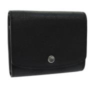 Pre-owned Leather wallets Louis Vuitton Vintage , Black , Dames