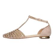 Platte schoenen Beige Emanuelle Vee , Beige , Dames