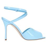 Sandalen Clear Blue Manolo Blahnik , Blue , Dames