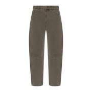 Jeans met toelopende pijpen Halfboy , Gray , Dames