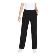 Zwarte Straight-Leg Chelsea Broek MAC , Black , Dames