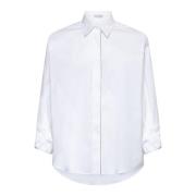 Witte Overhemden voor Mannen Brunello Cucinelli , White , Dames