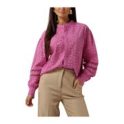 Roze Borduur Blouse Dana Ydence , Pink , Dames