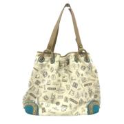 Pre-owned Fabric handbags Loewe Pre-owned , Beige , Dames