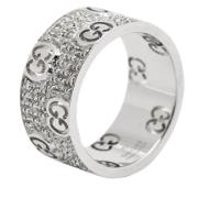 Pre-owned White Gold rings Gucci Vintage , White , Dames