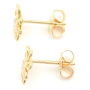 Pre-owned Metal earrings Tiffany & Co. Pre-owned , Yellow , Dames