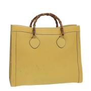 Pre-owned Leather gucci-bags Gucci Vintage , Yellow , Dames