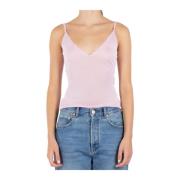 Roze Mouwloze Gebreide Top Jacquemus , Pink , Dames