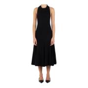 Zwarte Feestjurk Favola Silhouet Jacquemus , Black , Dames