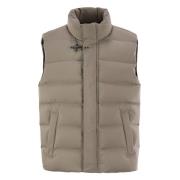 Stijlvolle Heren Polyester Gilet Fay , Beige , Heren