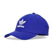 Blauwe Gebogen Klep Baseballpet Adidas , Blue , Heren