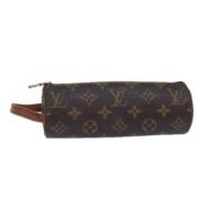 Pre-owned Canvas pouches Louis Vuitton Vintage , Brown , Dames