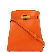 Pre-owned Canvas crossbody-bags Hermès Vintage , Orange , Dames