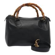 Pre-owned Leather gucci-bags Gucci Vintage , Black , Dames