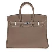 Pre-owned Leather handbags Hermès Vintage , Brown , Dames