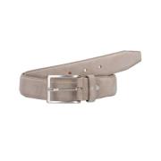 Suède Heren Riem Of2035 Giorgio , Beige , Heren