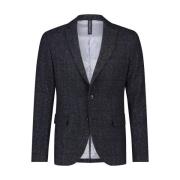 Geruite Blazer Upgrade voor Heren State of Art , Blue , Heren