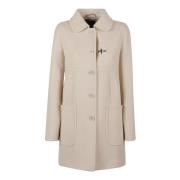 Stads Chic Jas Fay , Beige , Dames