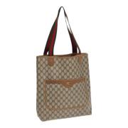 Pre-owned Leather gucci-bags Gucci Vintage , Beige , Dames