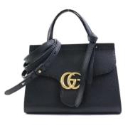 Pre-owned Leather shoulder-bags Gucci Vintage , Black , Dames