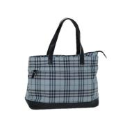 Pre-owned Nylon handbags Burberry Vintage , Blue , Dames