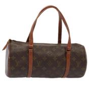 Pre-owned Canvas handbags Louis Vuitton Vintage , Brown , Dames