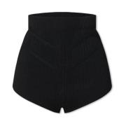 Gebreide shorts Gauge81 , Black , Dames