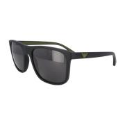 Stijlvolle Zonnebril - EA 4129 Emporio Armani , Black , Unisex