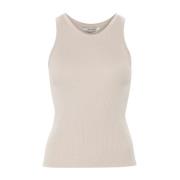 Beige Gebreide Mouwloze Top Max Mara , Beige , Dames