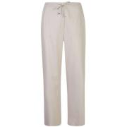 Floria Beige Straight Broek Max Mara , Beige , Dames