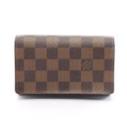 Pre-owned Canvas wallets Louis Vuitton Vintage , Brown , Dames