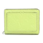 Pre-owned Leather wallets Louis Vuitton Vintage , Green , Dames