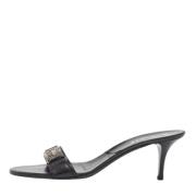 Pre-owned Fabric sandals Dior Vintage , Black , Dames