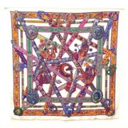 Pre-owned Fabric scarves Hermès Vintage , Multicolor , Dames