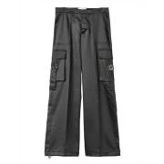 Zwarte Cargo Broek Fw24/25 Collectie Gaëlle Paris , Black , Dames