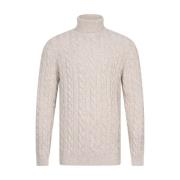 Marzano Roll Neck Pullover Cavallaro , White , Heren