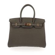 Pre-owned Leather handbags Hermès Vintage , Brown , Dames