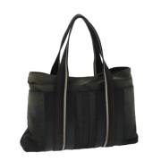 Pre-owned Canvas shoulder-bags Hermès Vintage , Black , Dames