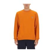 Zebra Patch Sweatshirt PS By Paul Smith , Orange , Heren