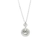 Pre-owned White Gold necklaces Gucci Vintage , Gray , Dames